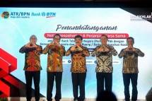 Kementerian Agraria dan Tata Ruang/Badan Pertanahan Nasional (ATR/BPN) bersama PT Bank Tabungan Negara (Persero) Tbk. menggelar kemitraan strategis terkait pertanahan.