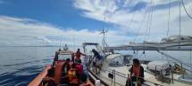 Stasiun Bakamla Kupang Evakuasi Yacht New Zealand Alami Kebocoran