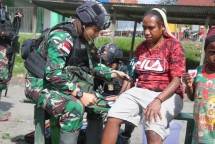 Satgas 303 Tingkatkan Kesehatan Masyarakat Ilaga Papua