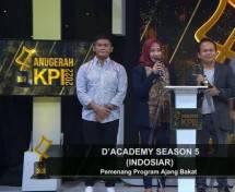 D&rsquo;Academy 5 Raih &ldquo;Program Ajang Bakat Terbaik&rdquo; di Anugerah KPI 2022