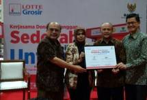 Lotte Grosir-BAZNAS, Ajak Masyarakat Bantu UKM (Foto Ist)