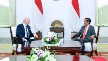 Presiden Jokowi dan Presiden FIFA (Ist) 