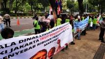 Demo pembukaan kembali pelabuhan KCN Marunda