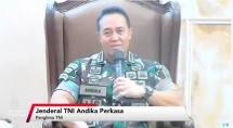 Jenderal Andika Perkasa dalam Jumpa Pers G20 updates &ldquo;Dukungan Pengamanan KTT G20&rdquo;, yang digelar secara virtual melalui aplikasi zoom, Kamis (20/10/2022) di Jakarta.