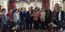 Ketua DPD Oesman Sapta Sambut Wartawan Korea (Foto Ist)