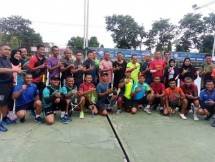 Perwira Korps Marinir Wilayah Surabaya Olah Raga Tenis Lapangan 