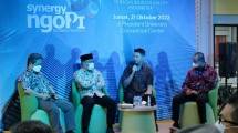 Gubernur Jawa Barat Ridwan Kamil bersama Director PT Jababeka Tbk Sutedja Darmono dalam acara Synergy Ngopi (Ngobrol Property)
