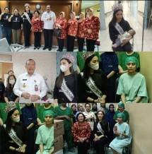 Puteri Indonesia Laksmi Shari Hadiri Baksos Operasi Bibir Sumbing di HUT TNI