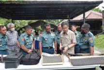Komandan Korps Marinir Mayjen TNI (Mar) Widodo Dwi Purwanto Tinjau Uji Akurasi Senjata