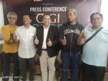 Promotor dan tim kreatif Gigi Band Gelar Konser Bakti Untuk Banua di Kalimantan Selatan.