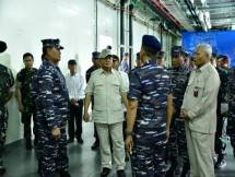Menhan Prabowo Subianto dan KASAL Laksamana Yudo Margono