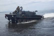 Ranpur Yonranratfib 2 Marinir Susuri Perairan Pantai Banongan