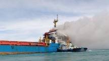Begini Respon Cepat KIP Atas Kebakaran Kapal KM Abusamah yang Terbakar di Dermaga Miliknya