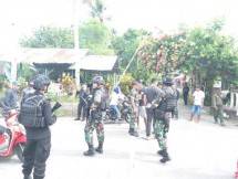 Satgas Yonarmed 1 Kostrad Laksanakan Pengamanan Karya Bakti Sapa Umat di Maluku