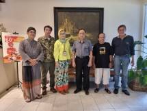 Hendardji Soepandji (Ketua Umum KSBN), Adisoerya Abdi (Ketua Bidang Film KSBN), Dr. Menul Teguh Riyanti, S.Sn., M.Pd., (Ketua Bidang Seni Tari KSBN), Sudjoko Dewo (Ketua Bidang Permainan Rakyat KSBN), serta Eddie Karsito dan Budi Kurniadi (Anggota Bidang Film KSBN).