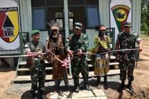 Brigjen TNI Reza Pahlevi Resmikan Pos Satgas Pamtas RI-PNG