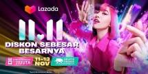 Lazada 11.11 Diskon Sebesar-Besarnya Hadirkan Kegembiraan Bagi Konsumen Indonesia