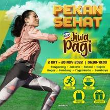 Selain rasa yang lezat, mie Jiwa Pagi produksi PT Kobe Boga Utama mendukung pola hidup sehat lewat acara Pekan Sehat Jiwa Pagi di 8 kota, yaitu Jakarta, Bogor, Tangerang, Depok, Bekasi, Bandung, Yogyakarta, dan Surabaya.