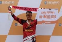 Dua Atlet Prajurit Yonif 2 Marinir Peroleh Medali Emas dalam Sungailiat Duathlon 2022