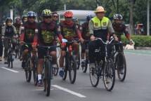 Danpasmar 1 Brigjen TNI (Mar) Hermanto Gowes Bersama Sambut HUT Marinir 2022