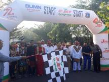 Dalam rangka memeriahkan HUT ke 44 PT Jakarta Industrial Estate Pulogadung (JIEP) menggelar Family Gathering dengan kegiatan Fun Walk dan Fun Bike.