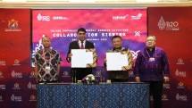Telkom dan Indosat Kolaborasi lakukan penandatanganan Memorandum of Understanding (MoU)