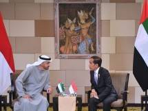 Presiden Jokowi Bertemu dengan Presiden MBZ 