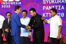 Presiden Jokowi dan Ibu Iriana Hadiri Syukuran Panitia Nasional Pelaksanaan G20