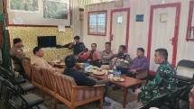 Babinsa Koramil 1710-04 Tembagapura Melaksanakan Rapat Bulanan Bersama Pihak Terkait