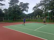 Perwira Menengah Korps Marinir Laksanakan Olahraga Tenis