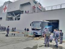 KRI dr. Soeharso (SHS)-990 Tiba di Dermaga Tidore Sukseskan Sail Tidore 2022