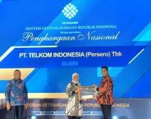 Telkom Kembali Memperoleh Penghargaan Sebagai Tempat Kerja Inklusif dan Ramah Disabilitas dari Kemnaker RI