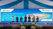 Peletakan batu pertama pabrik AC Daikin di Cikarang, Jawa Barat