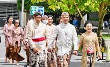 Presiden Jokowi, Ibu Iriana dan Kaesang