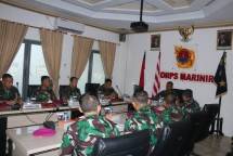 Dankormar Tinjau Latihan Opsrat Brigif 4 Marinir 