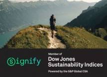 Signify Menjadi Anggota Dow Jones Sustainability World Index Enam Tahun Berturut
