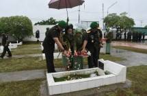 Danrem 174ATW Brigjen TNI Reza Pahlevi Pimpin Ziarah Dalam Rangka Hari Juang Kartika