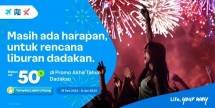 Promo Akhir Tahun Dadakan Traveloka.