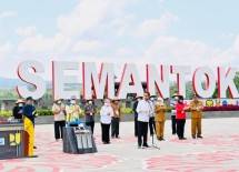 Presiden Jokowi Resmikan Bendungan Semantok di Nganjuk Jatim