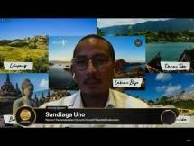 Menteri Pariwisata dan Ekonomi Kreatif Sandiaga Salahuddin Uno