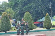 Dandim 1710 Mimika Pimpin Upacara Pelepasan Satgas Satuan Organik Yonif R 301/PKS 