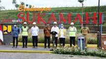 Peresmian bendungan Sukamahi 