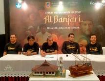 Dari kanan : Chandra Restu (Produser), Ensadi Djoko Santoso (Sutradara), Muhammadun (Kadisdikbud Prov Kalsel), Billy Boedjanger (Aktor Utama), Irfan Wijaya (Penulis Skenario).