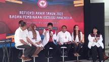 Kepala BPIP paparkan refleksi akhir tahun 2022 bersama wartawan dari berbagai media.