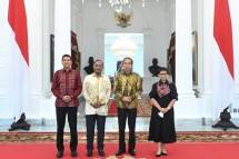 Presiden Jokowi Terima Kunjungan Menteri Luar Negeri Malaysia di Istana Merdeka