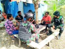 Satgas Yonif Raider 142 KJ Semakin Humanis di Papua Sepanjang 2023