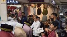 Presiden Jokowi saat mengunjungi Pasar Tanah Abang (Foto: Setkab)