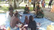 Melalui Giat Komsos Danramil 1710-07 Mapurujaya Seru Warga Jaga Kamtibmas