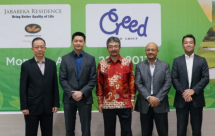 MoU Jababeka- Creed Group, ditandatangani oleh Sutedja S. Darmono, Presiden Direktur PT. Grahabuana Cikarang (Jababeka Grup) dan Toshihiko Muneyoshi, founder dan Managing Director Creed Group (Dok INDUSTRY.co.id)