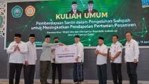 Wamentan saat memberikan kuliah terkait pertanian